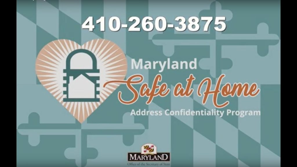 The Maryland Safe At Home Address Confidentiality Program Montgomery